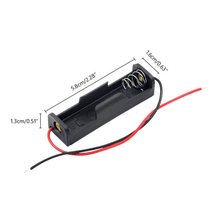 3ชิ้น-5ชิ้น-10ชิ้น-15ชิ้นที่วางของกล่องหีบกล่องใส่แบตเตอรี่-aa-พร้อมสายไฟตะกั่ว