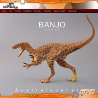 Banjo Model Australovenator Model 1/35 19Cm Ancient Prehistroy Animal Model Australian Dinosaur Museum Limited Edition