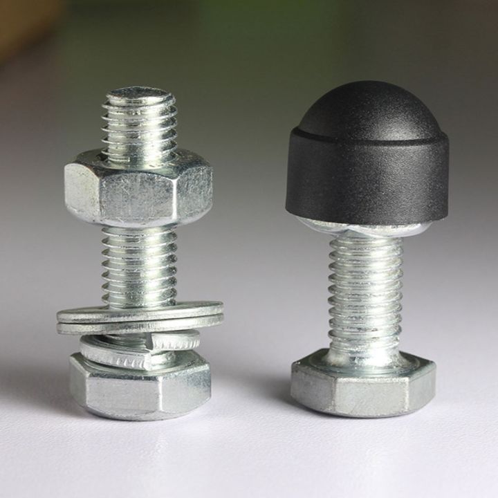 10pcs-m6-m8-m10-bolt-nut-dome-protection-caps-covers-exposed-hexagon-plastic-screw-decorative-waterproof-dustproof-protective