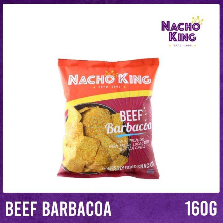 Bararya Nacho King Flavored Tortilla Chips Beef Barbacoa 160g Lazada PH