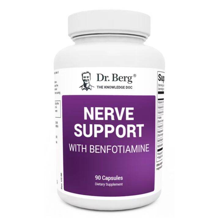 EXP>11/24 Dr. Berg's Nerve Support with Benfotiamine Dr Berg Lazada