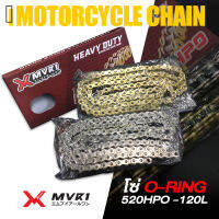 โซ่ O-RING โซ่เลส 520HPO -120L สเตสเลส ?มี 2 สี | มี O-RING เเบบกิ๊บล็อค | MVR1 อะไหล่ เเต่ง มอเตอร์ไซค์