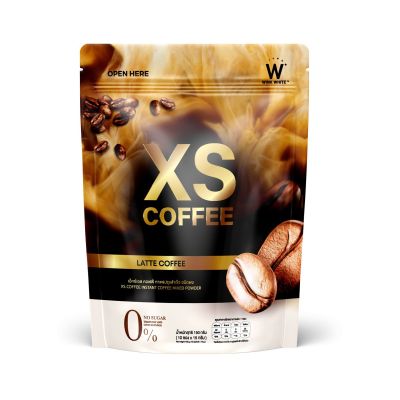 XS COFFEE LATTE COFFEE  เอ็กซ์เอส คอฟฟี่ กาแฟปรุงสำเร็จชนิดผง 1  ห่อ มี 10 ซอง ( 1x15g)