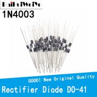 【cw】 100PCS/LOT 1N4003 IN4003 4003 N4003 1A 200V DO41High Rectifier Diode D 41 DIP New Original ！