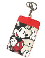 MICKEY MOUSE R W ที่ใส่บัตร ซองใส่บัตร ที่ใส่บัตร ลาย MICKEY MOUSE R W มิคกี้ เมาส์ แดง ขาว งานดี สวยงาม น่าใช้งาน สวยจริง มีห่วงและก้ามปู    NOEYNEST SHOP