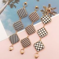 [COD] new houndstooth square bracelet diy accessories zinc alloy chain mobile phone shell materials