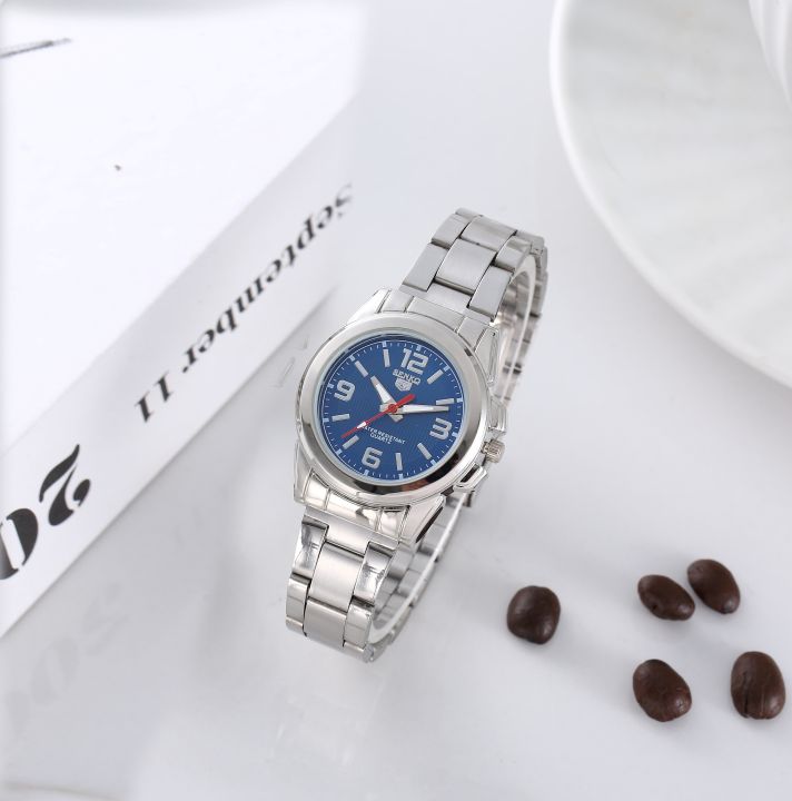 senkq-lh-4-นาฬิกาข้อมือผู้หญิงแท้แฟชั่น-กันน้ำได้-100-สายสเตนเลส
