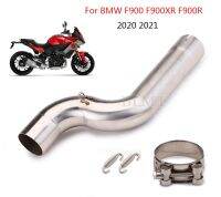 ☈นะใส้♦เลื่อนบนสำหรับ BMW F900 F900XR F900R 2020 2021มอเตอร์ไซค์ท่อไอเสียปรับแต่งท่อเชื่อมกลางท่อไอเสียลบท่อ