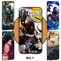 Casing หรับ OPPO A91 F15 A81 A92 A72 A52 A93 A94 Reno 2 2Z 2F 3 4 5 5K 6 4Z 6Z Lite Pro Plus A92S ni49 Demon Slayer Cartoon Pattern Phone เคสโทรศัพท์