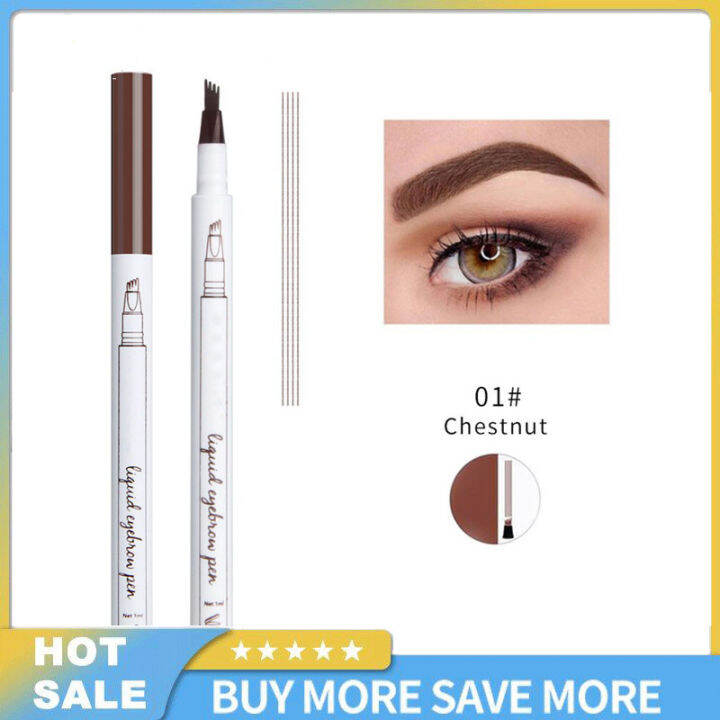 ดินสอเขียนคิ้ว4จุดพร้อม-micro-fork-tips-eyebrow-pen-cosmetics-tool-for-daily-natural-eye-makeup