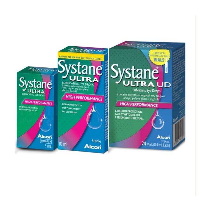 New promo Alcon Systane Ultra Lubricant Eyedrops 5ML/10ML/UDV 24 VIALS ...