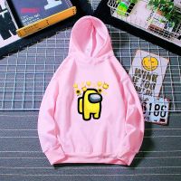 anime among us love graphic give back kids gift print childrens hoodie pullove Harajuku girls pink casual hoodies tops