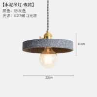 IWHD Loft Industrial Style Edison Pendant Lights Fixtures Bedroom Dinning Room Cafe Nordic Modern Cement LED Pendant Lamp