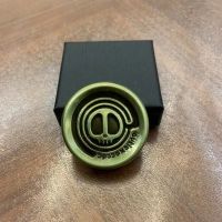 （A Decent） HapticFidget Slider Magnetic Push SliderMetal Fidgetlel นม CapAnxiety ความเครียดบรรเทา Fidget ของเล่น