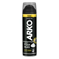 โฟมโกนหนวด อาร์โก้ เม็น แบล็ค 200 มล. ARKO MEN SHAVING FOAM BLACK 200 ml