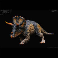 ในสต็อก1:35 Triceratops proudus Trident King ไดโนเสาร์ของเล่นสำหรับ Boys