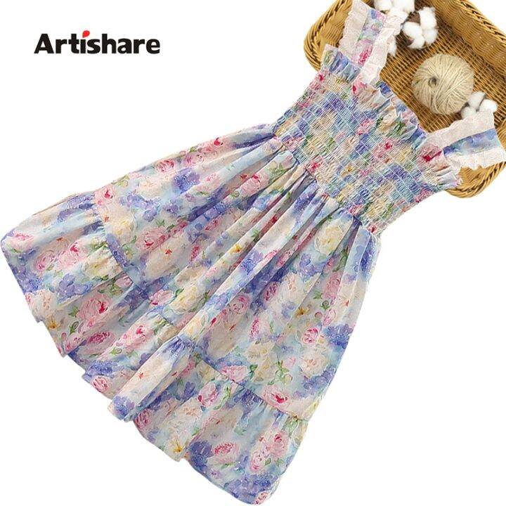 girls-beach-dress-floral-pattern-dress-for-girl-summer-children-dress-casual-style-costumes-for-girls-6-8-10-12-14