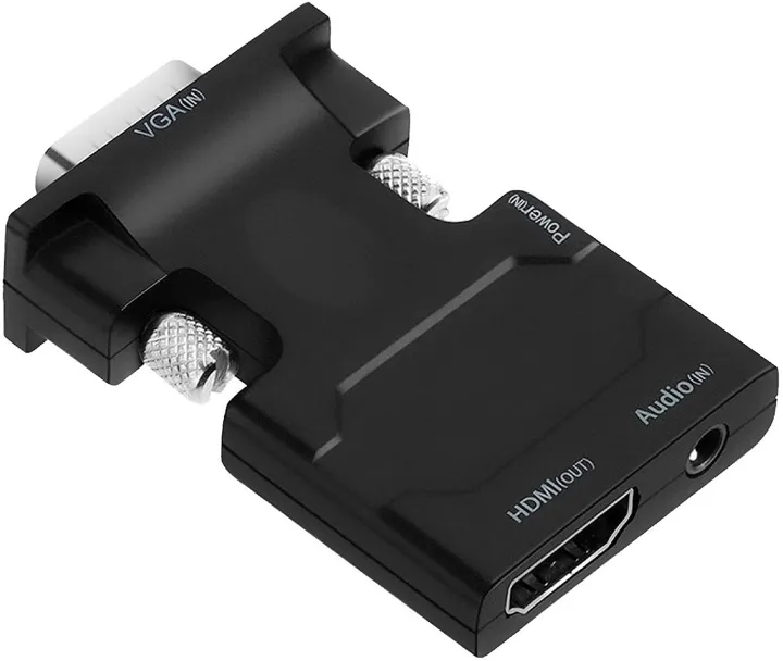 1080P VGA Male to HDMI Female converter adapter with audio cable for PC