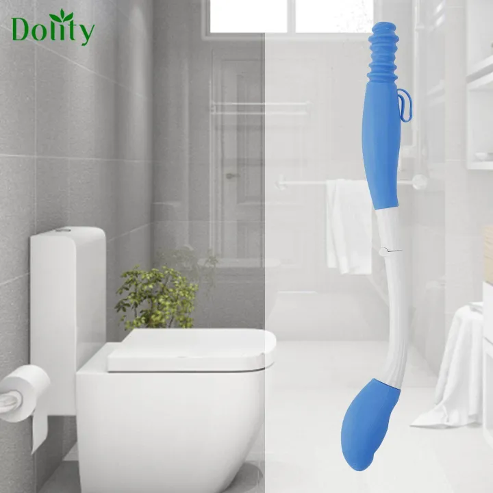 Dolity Long Reach Toilet Aid Wiper Bottom Wiping Aid 15 inch Wiping for