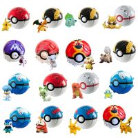 20 รูปแบบโปเกมอนเอลฟ์บอลรูปการ์ตูนปิกาจู Charmander Litten Rockruff Pokeball พ็อกเก็ตมอนสเตอร์ Variant ของเล่นแอคชั่นโมเดลของขวัญ