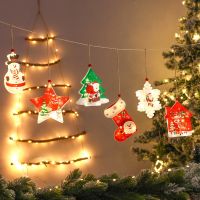Christmas Decoration LED Light Xmas Tree Ornament Hanging Pendant Light Merry Christmas Home Decorations New Year Gift Navidad