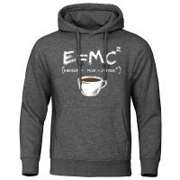 Energy เสื้อฮู้ดกาแฟพิมพ์ลาย E MC2ตลกผู้ชาย,เสื้อฮู้ดทรงหลวมโอเวอร์ไซส์เสื้อฮู้ดแขนยาวลำลองแฟชั่นสตรีทฮิปฮอป