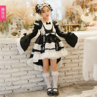 Y girl dress dress childrens lolita maid foreign full suit lolita แขนยาวชุดโกธิค cospla