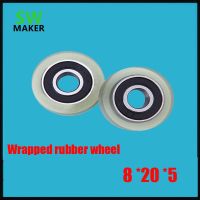 【CW】 8x20x5mm 688 polyurethane rubber bearing roller pulley wheel package sorter doors and windows