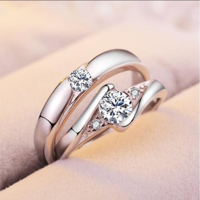 ready-stock-2pcs-couple-rings-gift-s925-silver-man-men-and-woman-women-lover-ring-cincin