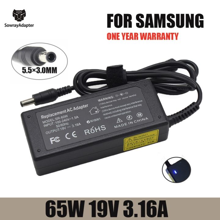 hot-dt-19v-3-16a-5-5x3-0mm-laptop-samsung-r429-rv411-r428-rv415-rv420-rv515-r540-r510-r522-r530-notebook-charger