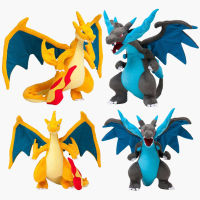 2สไตล์ไดโนเสาร์ของเล่น XY รุ่น Charizard ตุ๊กตาล้าน MAGE Evolution สีเหลืองสีฟ้า Mega Pokemon Charizard ตุ๊กตาคริสต์มาส Gift
