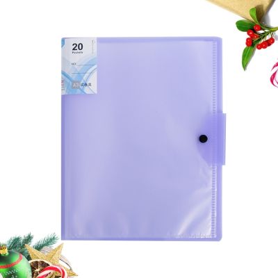 Purple Folders File Folder Paper Report Binder Files Organizer Examination Holder Wallet