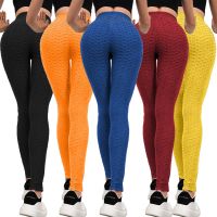 [COD] S390452 Foreign trade hot style spring and summer fashion buttocks jacquard yoga sports leggings fitness women