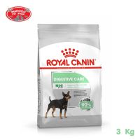 ? { ส่งฟรี } ?  Royal Canin Mini Digestive Care 3 kg สำหรับสุนัขโตพันธุ์เล็กอายุ 10 เดือน ถึง 8 ปี  บริการเก็บเงินปลายทาง