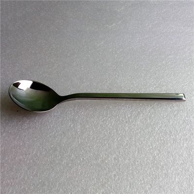 ☋ﺴ℗ Thicken Stainless Steel Long Handle Rice Spoon Soup Spoon Coffee Spoon Ice Cream Cocktail Teaspoons Functional Fruit Spoon