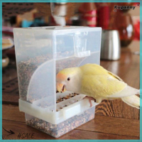 Kupanny PROOF BIRD poultry Feeder อาหารอะคริลิคอัตโนมัติภาชนะนกแก้วพีเจ้นสาด