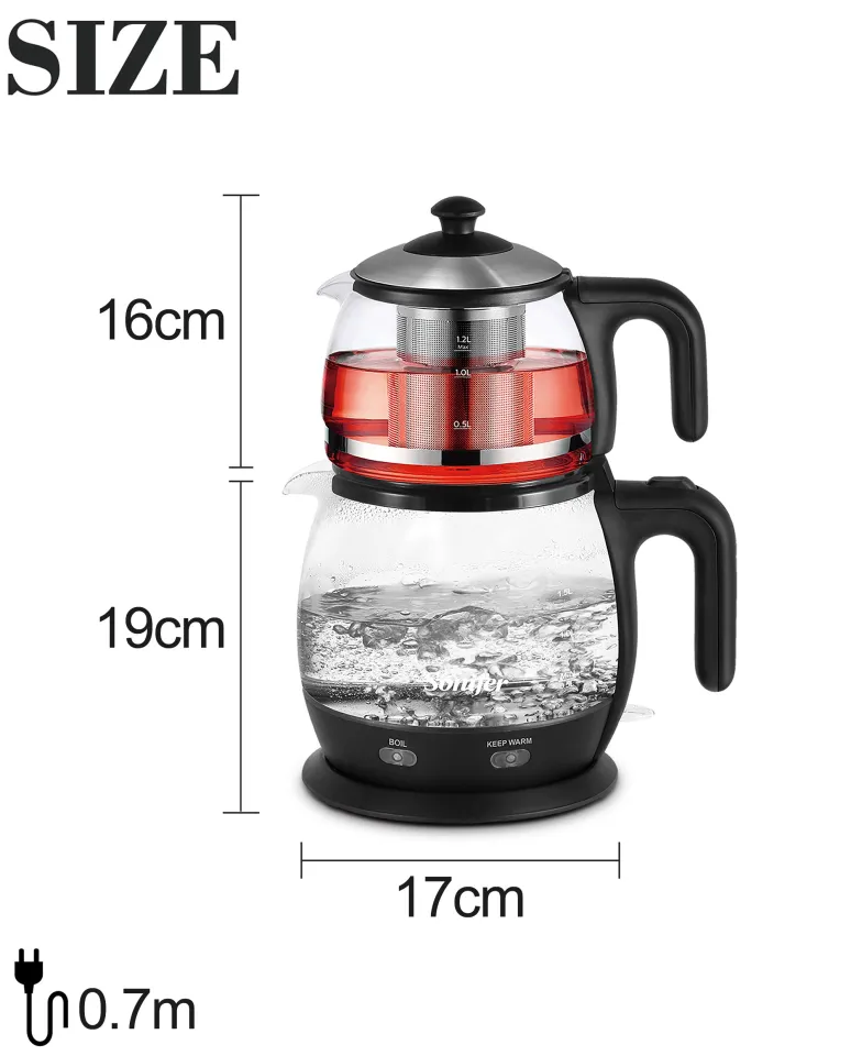 Tea Kettle Automatic Shut-off Samovar Ss Electric Kettle - China