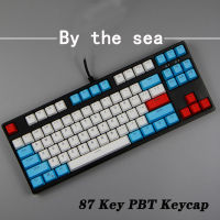 87 104 Key Set PBT Keycaps Computer Gaming Mechanical Keyboard Cap OEM Profile Backlight DoubleShot MX Switch DOLCH Carbon Miami