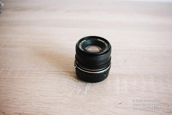 ขายเลนส์มือหมุน-yashica-ml-50mm-f2-0-made-in-japan-ใส่กล้อง-fujifilm-mirrorless-ได้เลยไม่ต้องหา-adapter-serial-a90086382