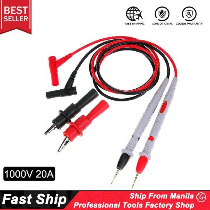 120cm Universal Multimeter Probe Test Leads For Digital Multimeter