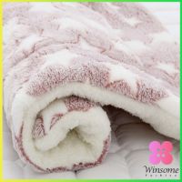 Winsome ผ้าห่มแมวและสุนัขน่ารัก ที่นอนสัตว์เลี้ยง เบาะปูนอนสัตว์เลี้ยง Pet Blanket Bed