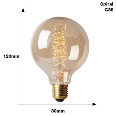 หลอดไฟหลอดเอดิสันแบบวินเทจ E27 AC 220V 40W หรี่แสงได้หลอดไฟ Edison แบบวินเทจ ST64 T225 G95 G80ตะเกียงไฟฟ้าหลอดไฟ LED เอดิสัน