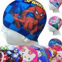 【health】 Swimming Cap Cartoon Kids Fashion Cap Stretch Print