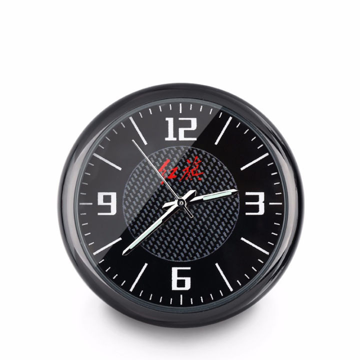 สำหรับ-hong-qi-h5-hs7-h7-h9-e-hs3-e-qm5-ev-concept-luminous-รถ-dashboard-นาฬิกาเครื่องปรับอากาศนาฬิกาควอตซ์ตกแต่ง