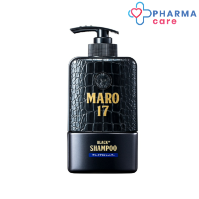 Maro 17 Black Plus Shampoo - มาโร่ เซเว่นทีน แบล็คพลัส แชมพู ขนาด 350 ml. [Pharmacare]