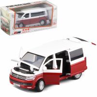 JKM1:32 Volkswagen Mattway T6 business van six-door alloy model car toy car JK823576 ?▽▤✕