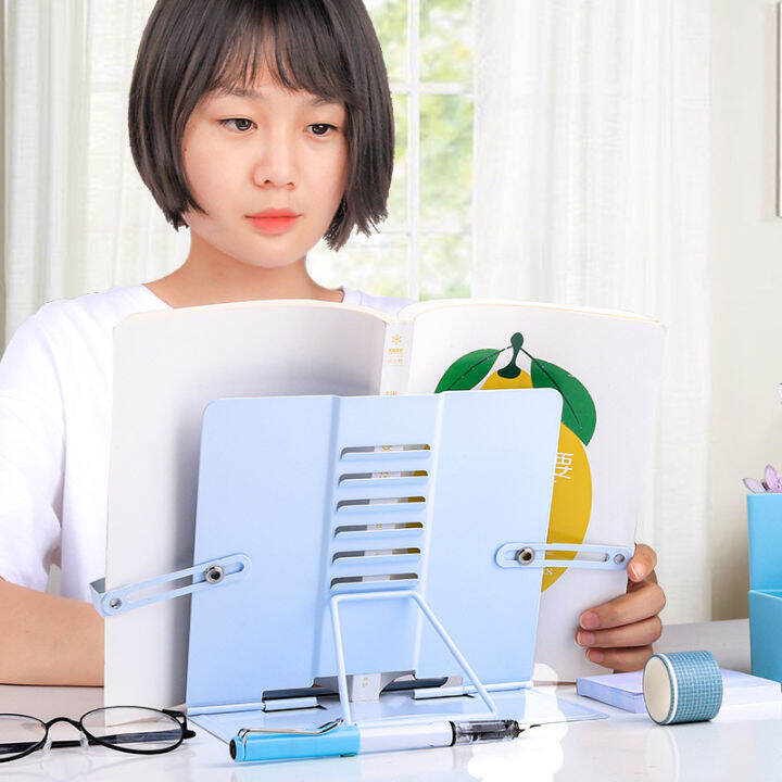 Simple Design Adjustable Tilt Book Stand Reading Holder Office Reading
