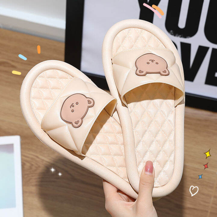 women-summer-beach-slides-men-slippers-sandals-flip-flops-cartoon-duck-animal-print-platform-thick-couples-home-bathroom-shoes