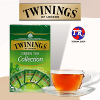 Twinings Green Tea Collection ทไวนิงส์ ชาเขียวหลากรส แพ็ค 20 ซอง