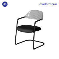 Modernform เก้าอี้ Visitor  รุ่น ERA -C  ดีไซน์โฉบเฉี่ยว ด้วยเหล็กท่อกลม ทำสีพาวเดอร์โค้ด  เบาะนั่งนุ่มสบาย  เติมเต็มสไตล์ให้มุมออฟฟิตได้เท่าที่ต้องการ สีดำ